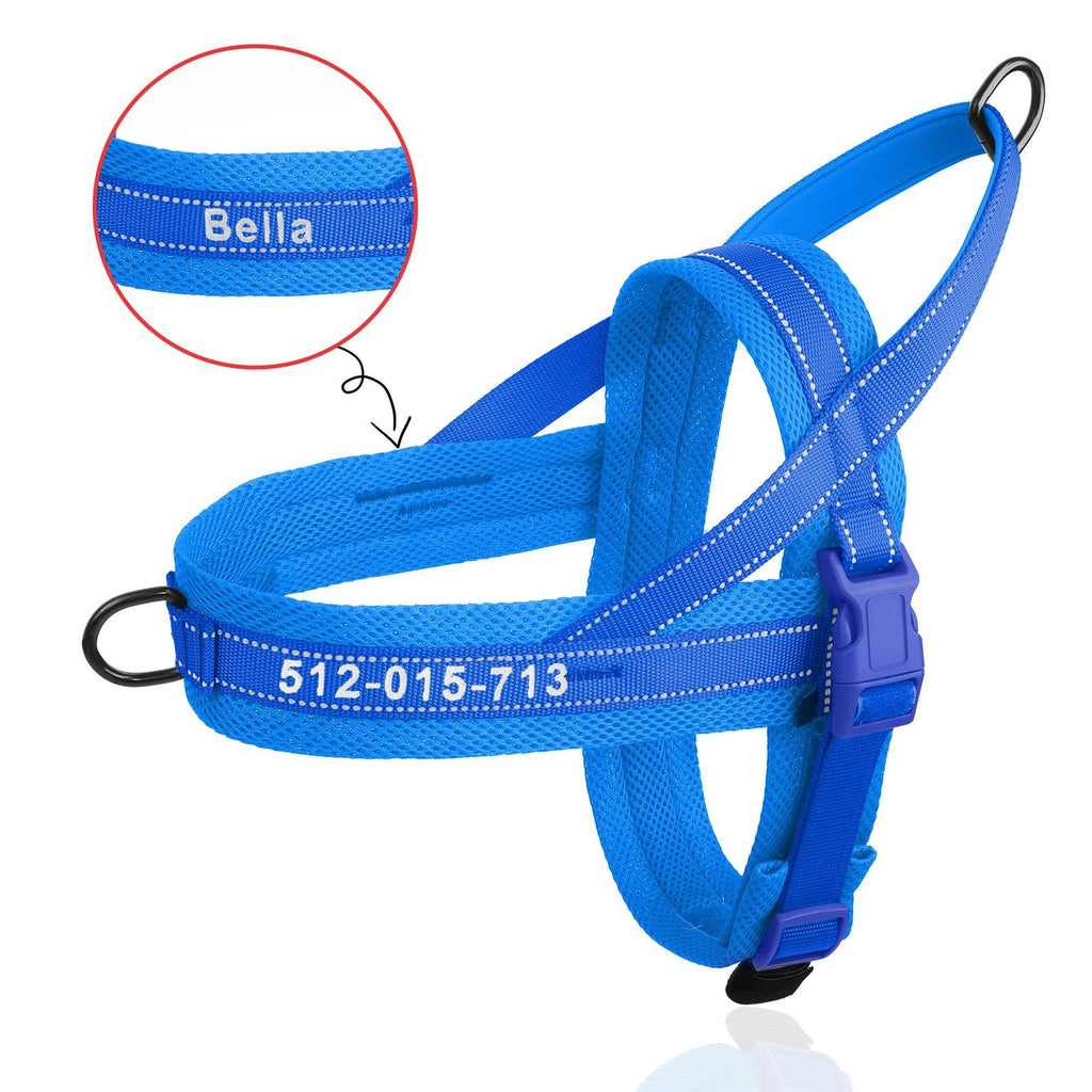 MASBRILL Custom Embroidered Reflective Dog Harness - MASBRILL