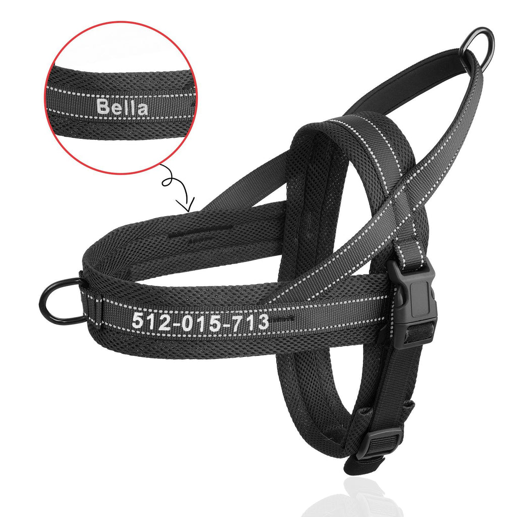 MASBRILL Custom Embroidered Reflective Dog Harness - MASBRILL