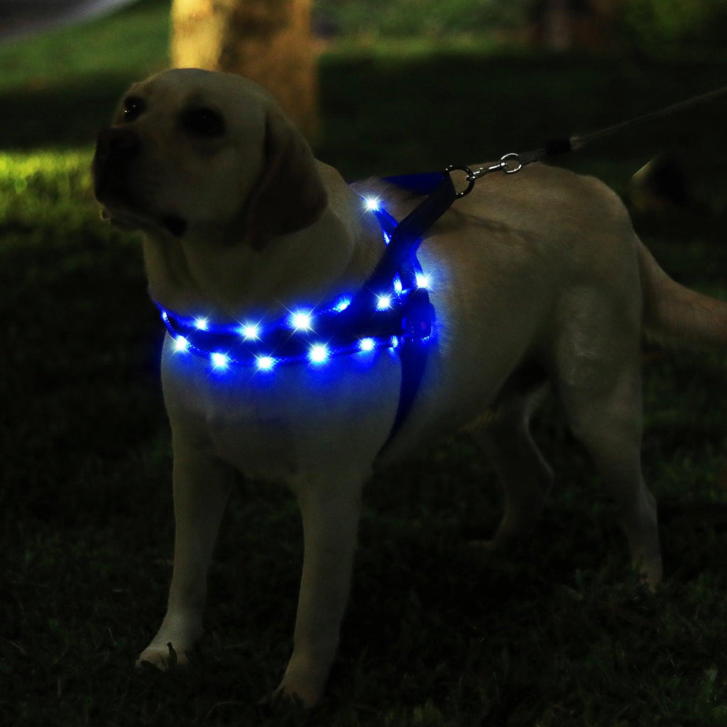 MASBRILL LED Lighted No Pull Dog Harnesses - MASBRILL