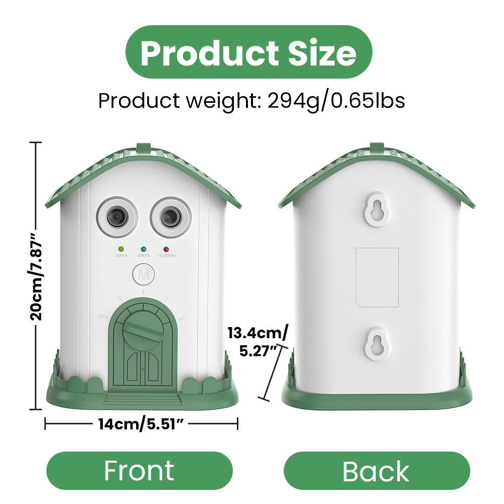 Masbrill Outdoor Ultrasonic Dog Stop Barking Control Devices to 50 Ft Range for All Dog Sizes - MASBRILL