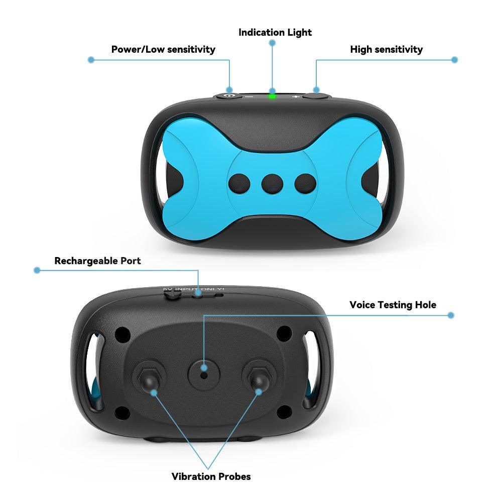 MASBRILL Anti Barking Collar Rechargeable No Shock Dog Collar-681bhl - MASBRILL