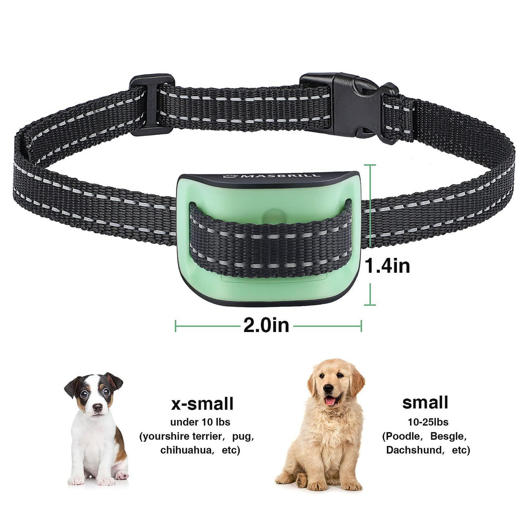 MASBRILL Dog Bark Collar Safe No Bark Control Device - MASBRILL