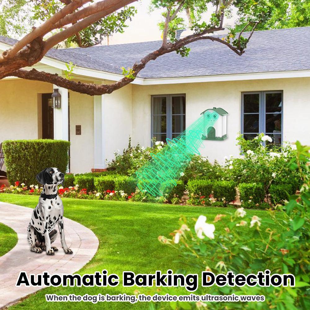 Masbrill Outdoor Ultrasonic Dog Stop Barking Control Devices to 50 Ft Range for All Dog Sizes - MASBRILL