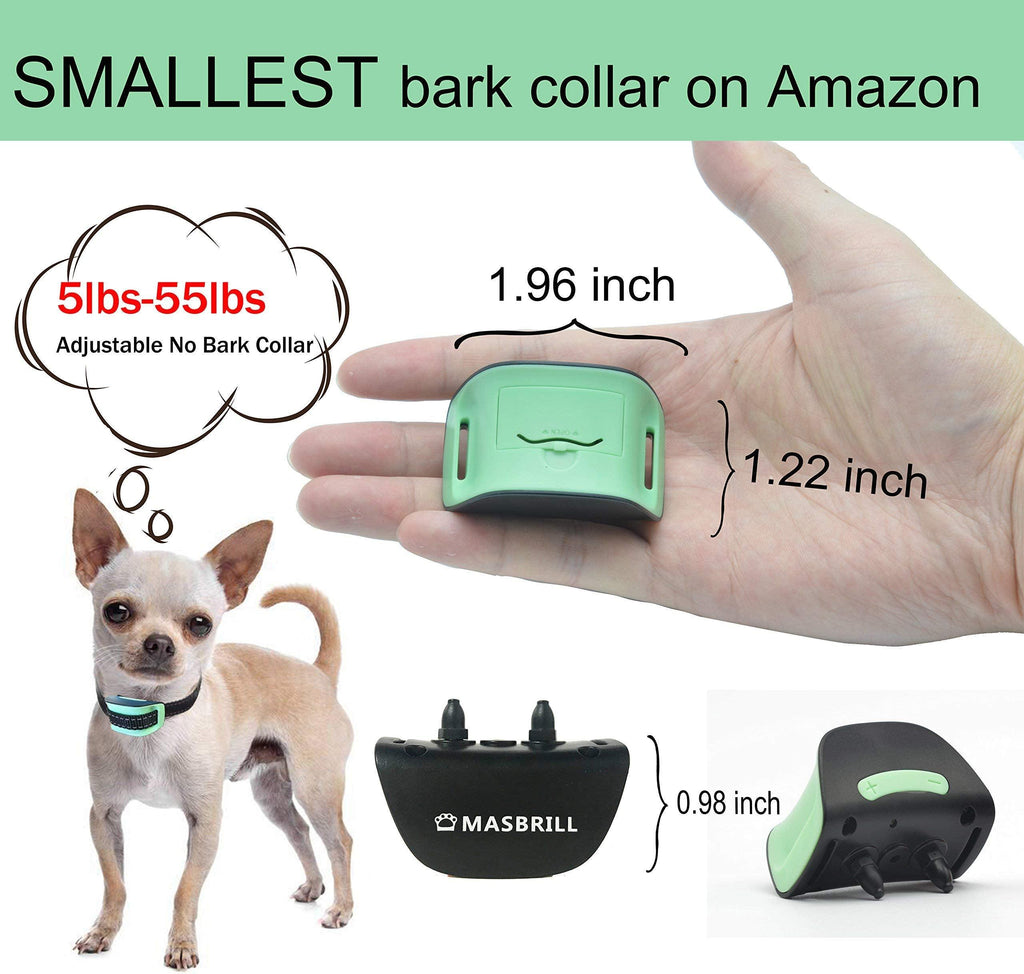 MASBRILL Dog Bark Collar Safe No Bark Control Device - MASBRILL