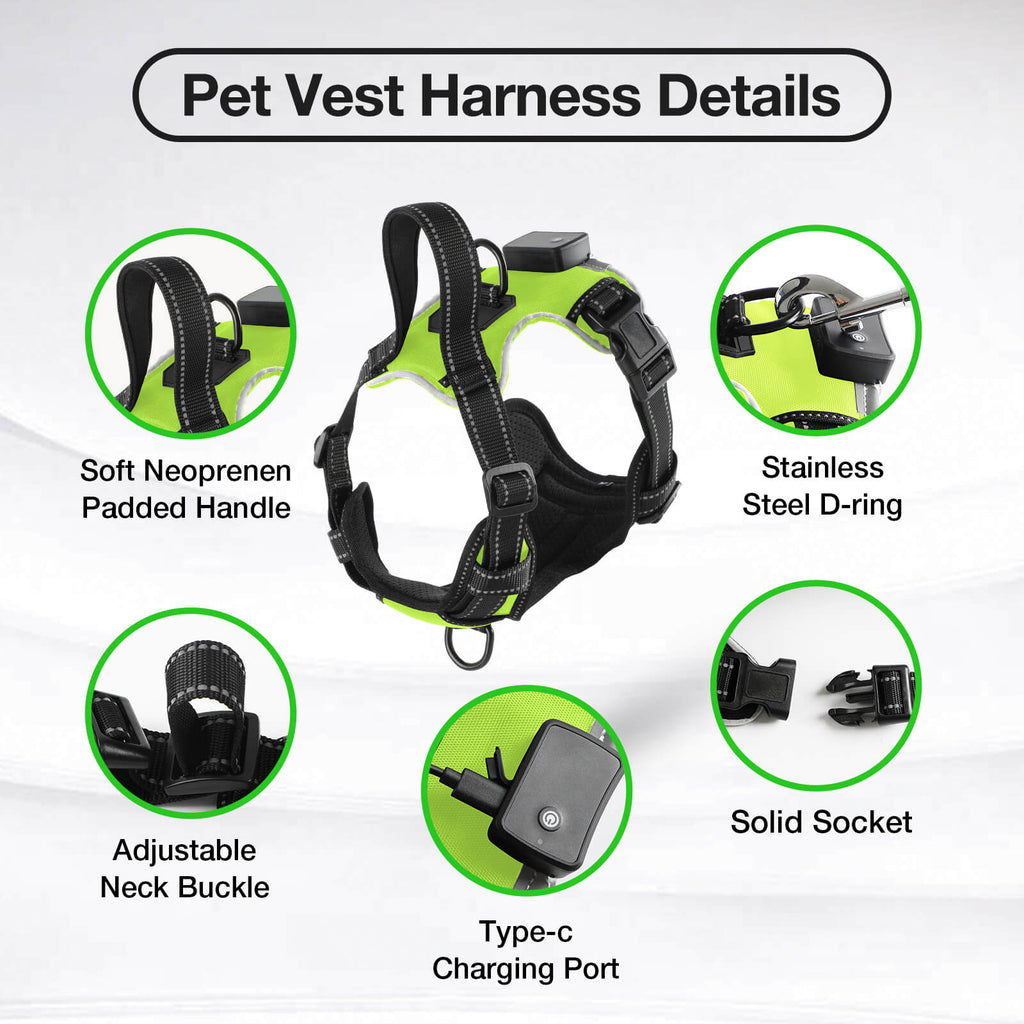 MASBRILL Light Up Dog Harness