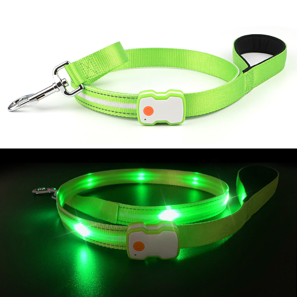 MASBRILL LED Dog Leash USB Rechargeable Pet Leash