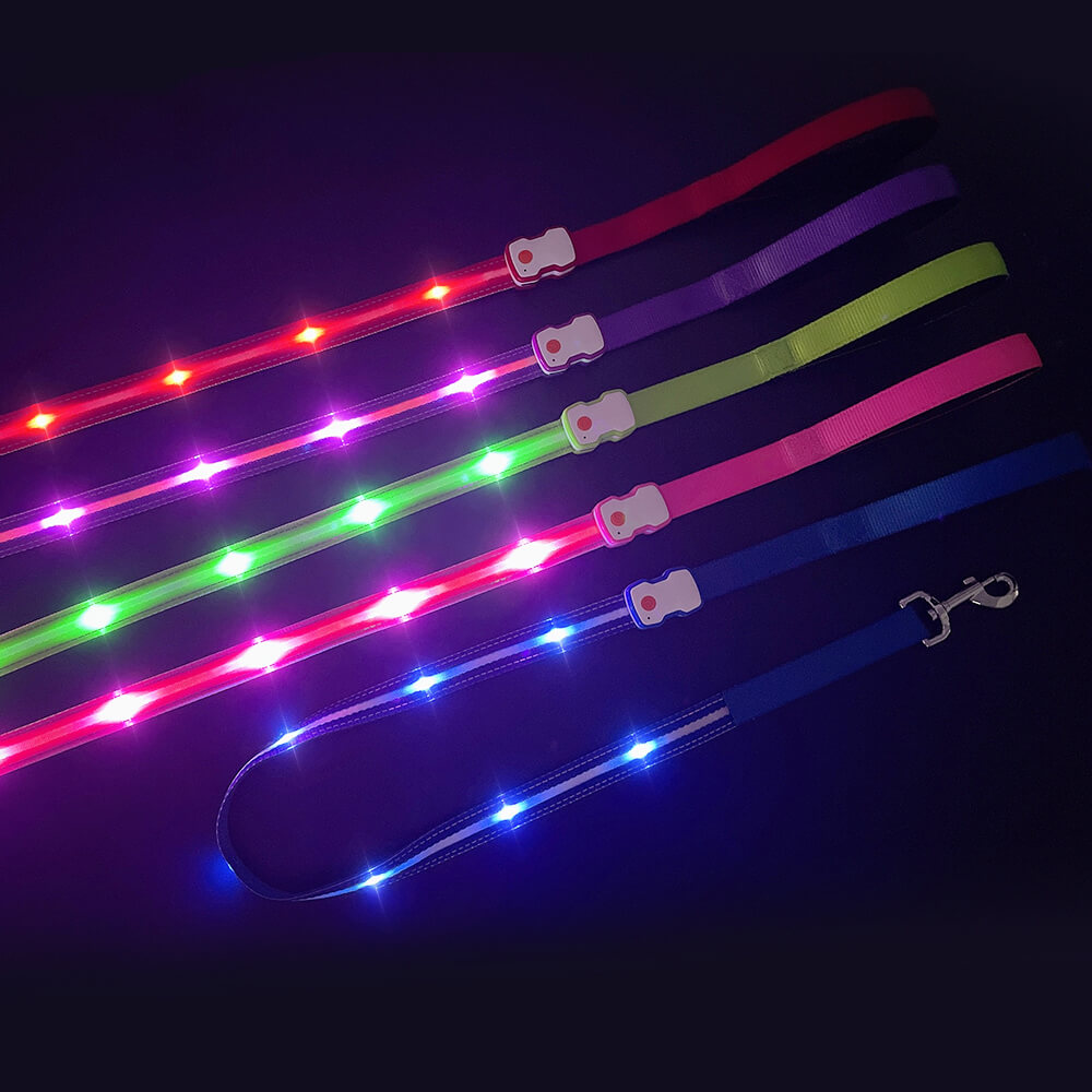 MASBRILL LED Dog Leash USB Rechargeable Pet Leash