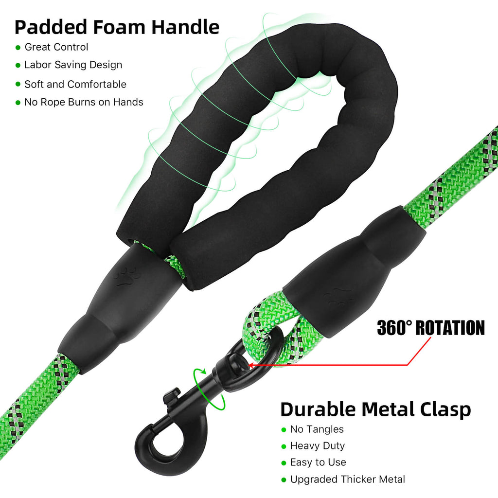 MASBRILL Padded Handle Nylon Dog Leash