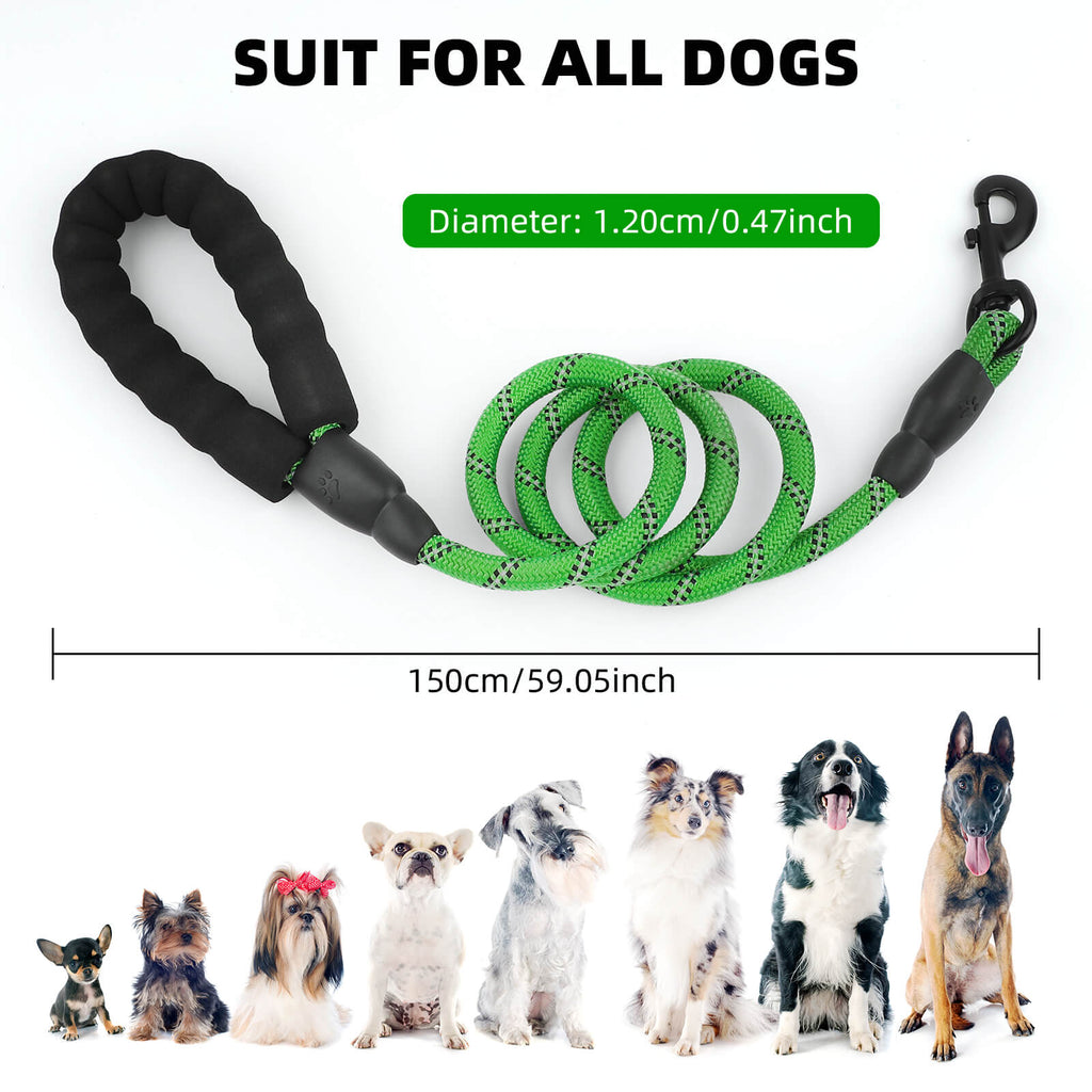 MASBRILL Padded Handle Nylon Dog Leash