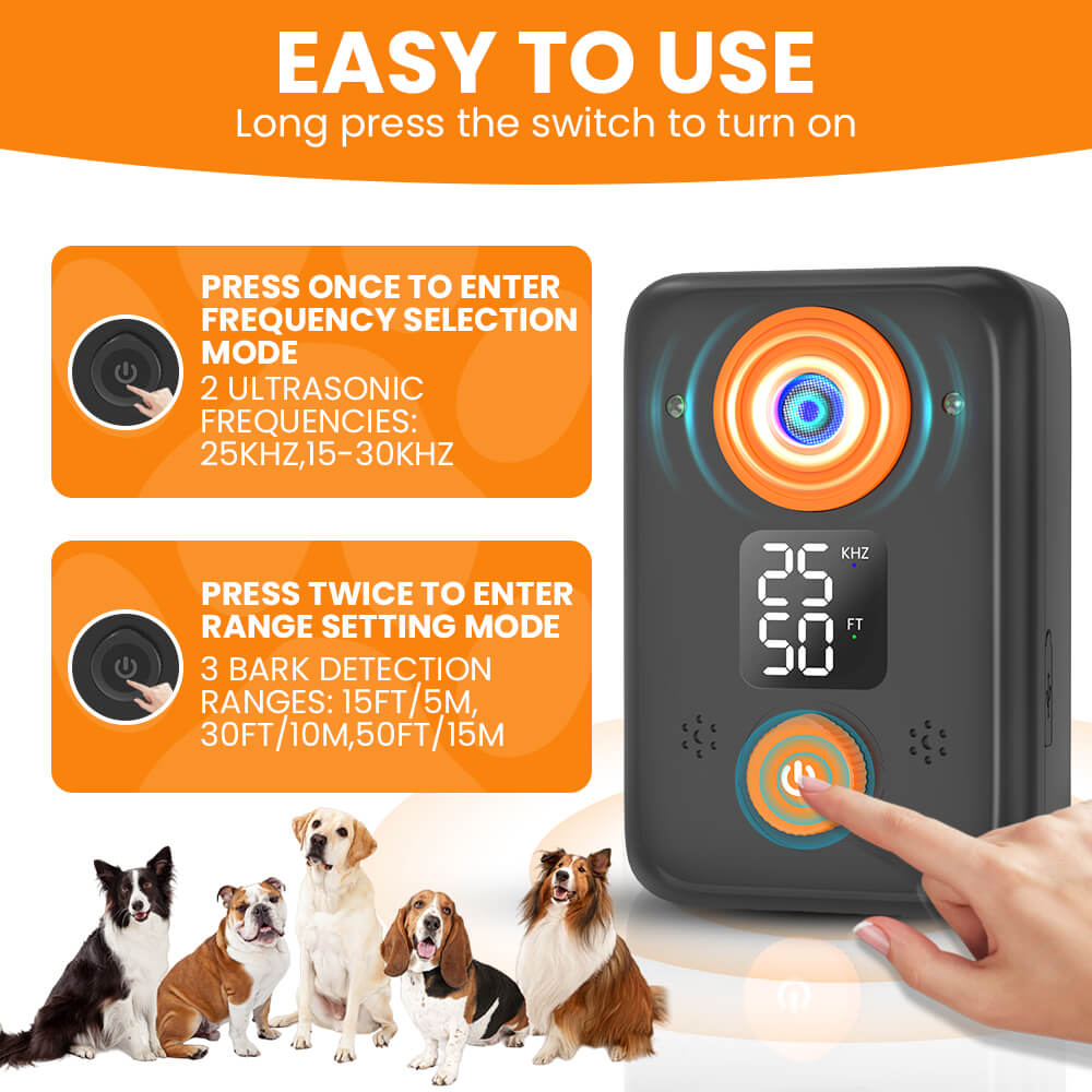 Ultrasonic Dog Bark Control Device