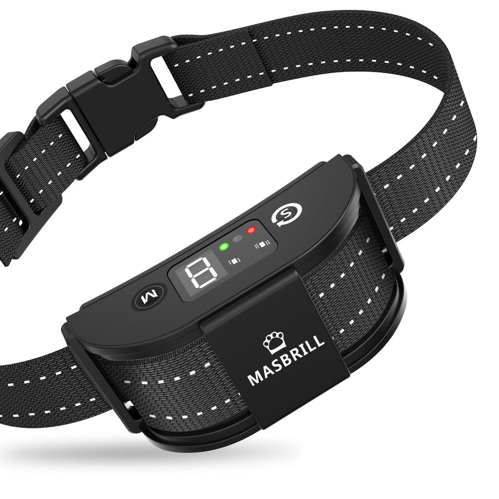 MASBRILL Anti-Bark Collar Rechargeable Dog Bark Collar-DC630-M2 - MASBRILL