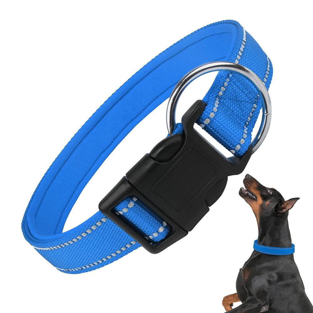 MASBRILL Custom Embroidered Reflective Dog Collar - MASBRILL