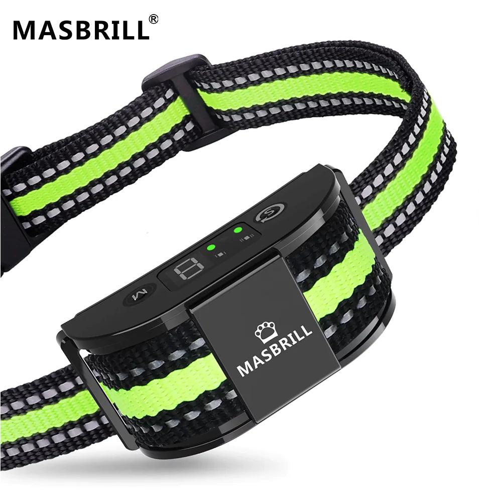 MASBRILL Anti-Bark Collar Rechargeable Dog Bark Collar-DC630-M2 - MASBRILL