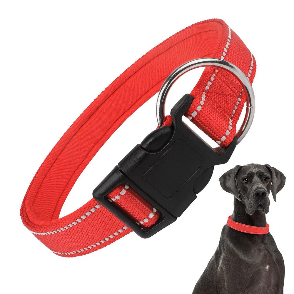 MASBRILL Custom Embroidered Reflective Dog Collar - MASBRILL