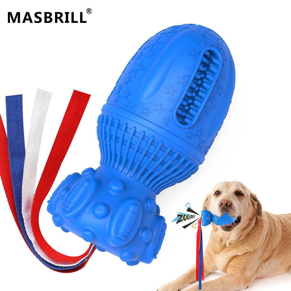 MASBRILL Indestructible Dog Bomb Figure Chew Toy - MASBRILL