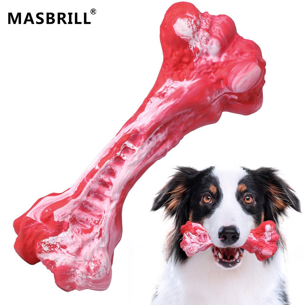 MASBRILL Natural Rubber Bone Dog Toy - MASBRILL