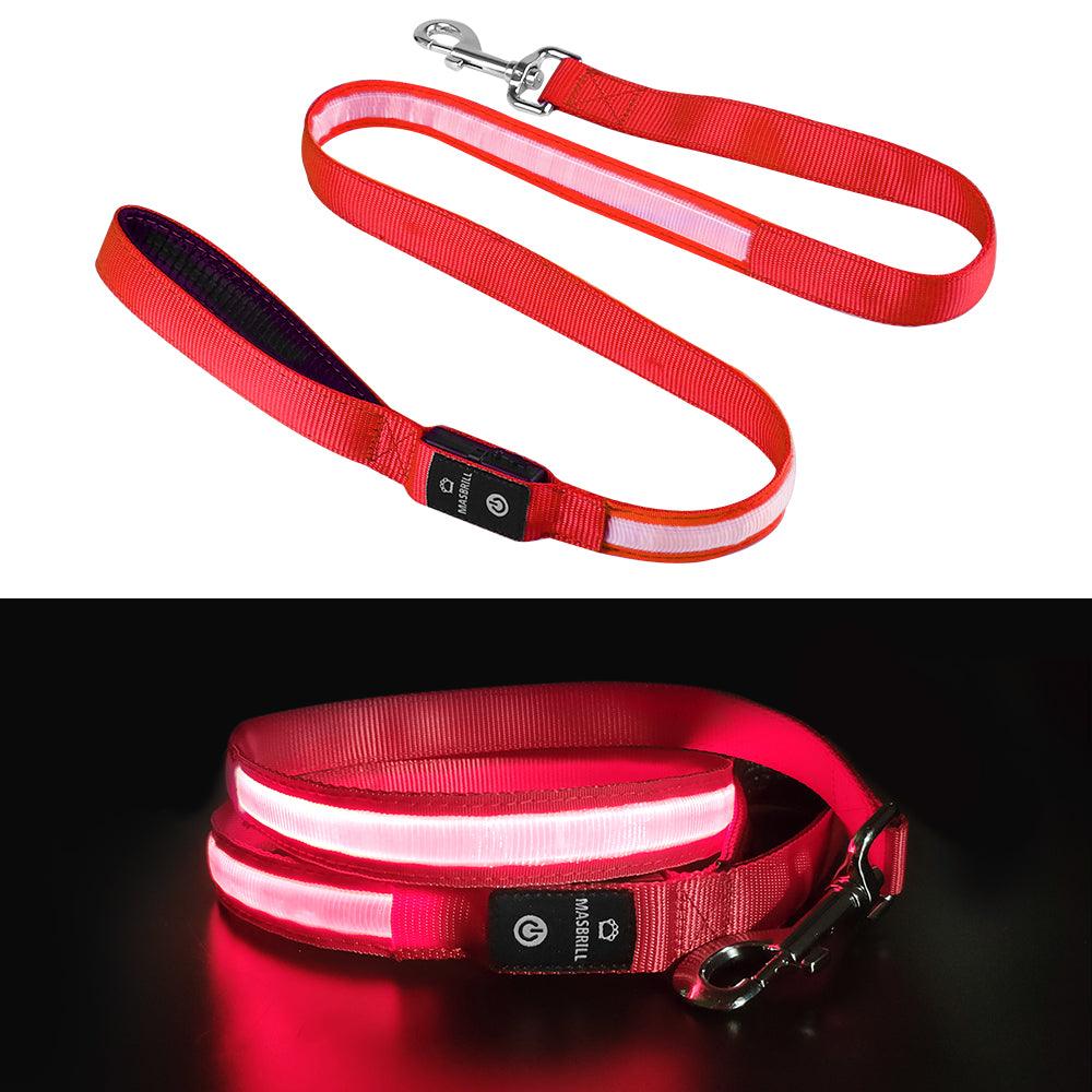 🔥CLEARANCE SALE🔥 MASBRILL LED Dog Leash USB Rechargeable Pet Leash - MASBRILL