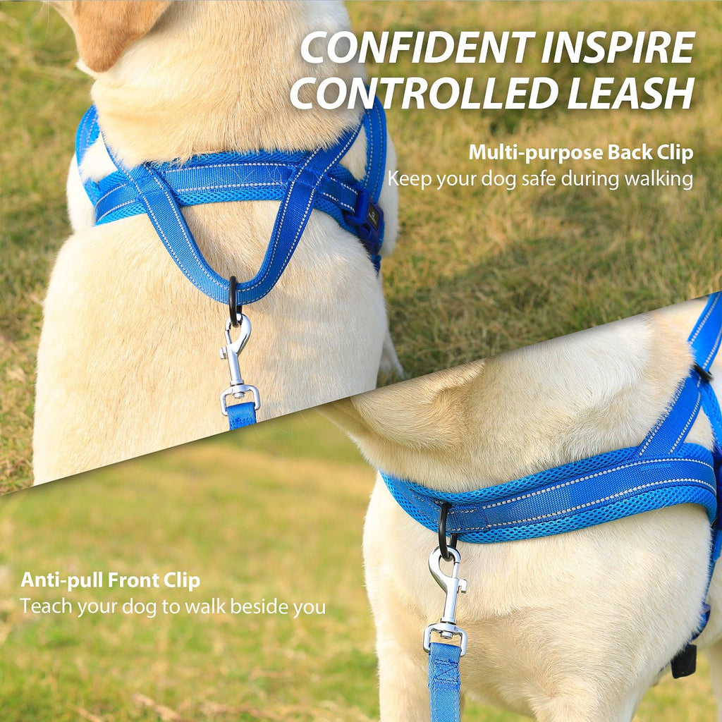 MASBRILL Custom Embroidered Reflective Dog Harness - MASBRILL